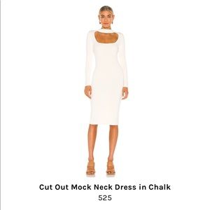 White revolve cutout Dress NWT